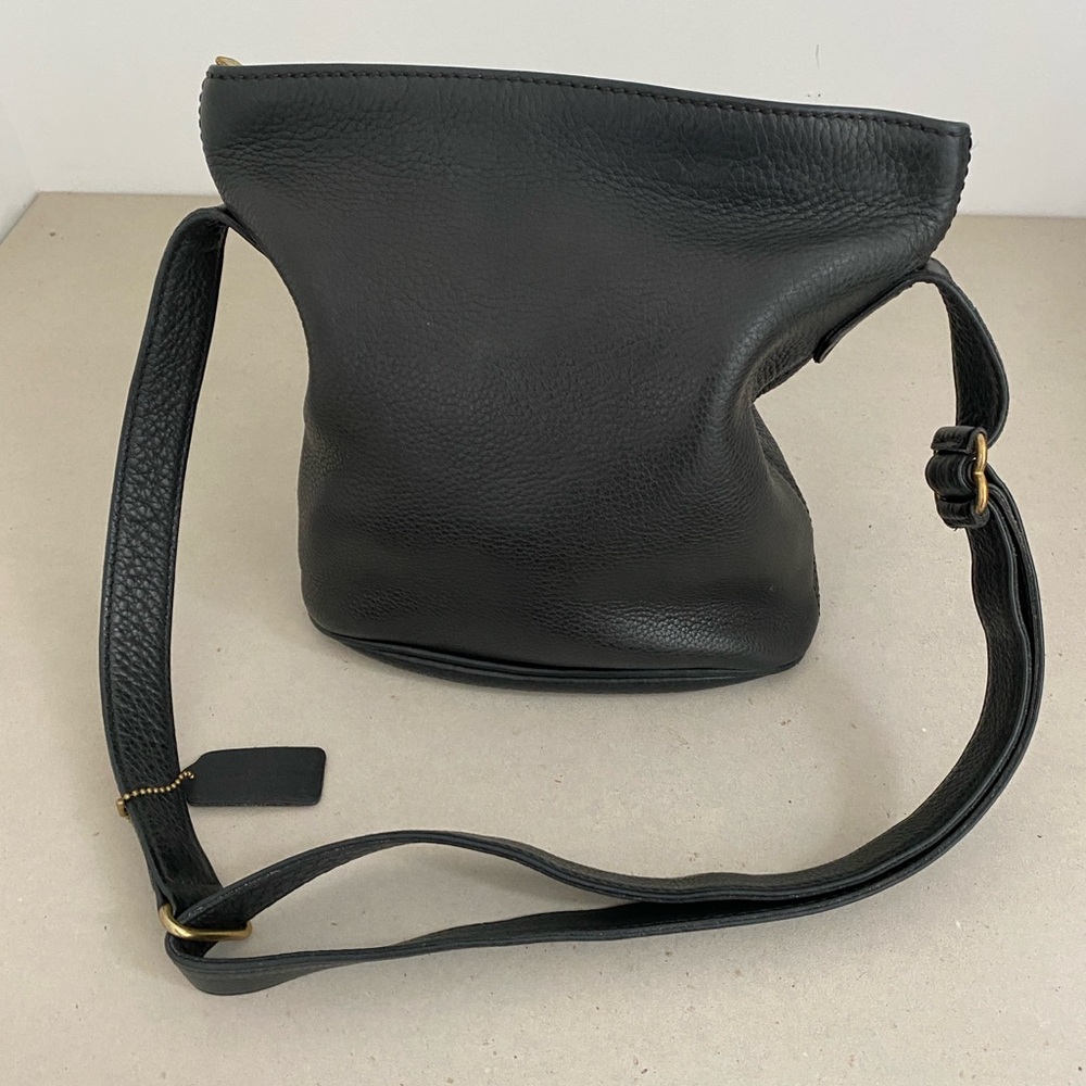 Coach Sonoma 4907 Black Leather Bucket Bag